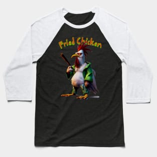 Fried Chicken Baseball T-Shirt